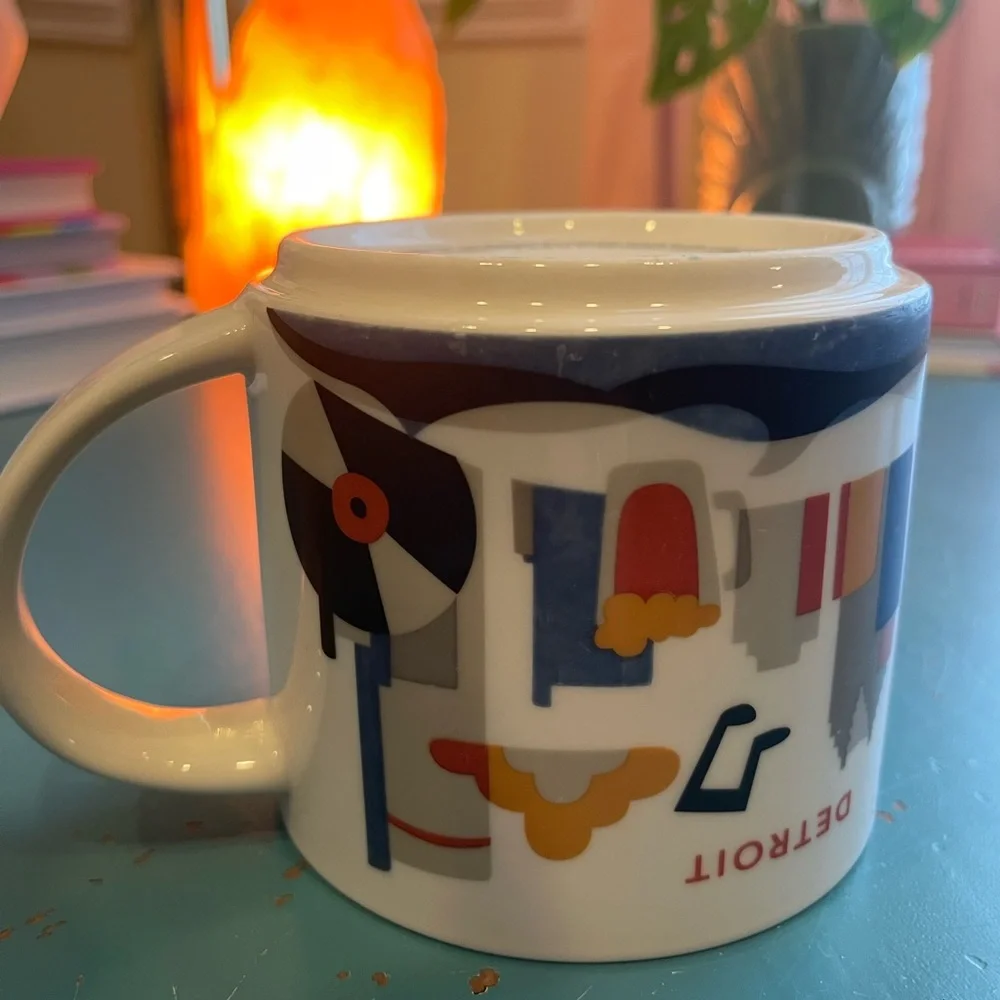 Starbucks Detroit You Are Here Collection 14 oz Coffee Mug